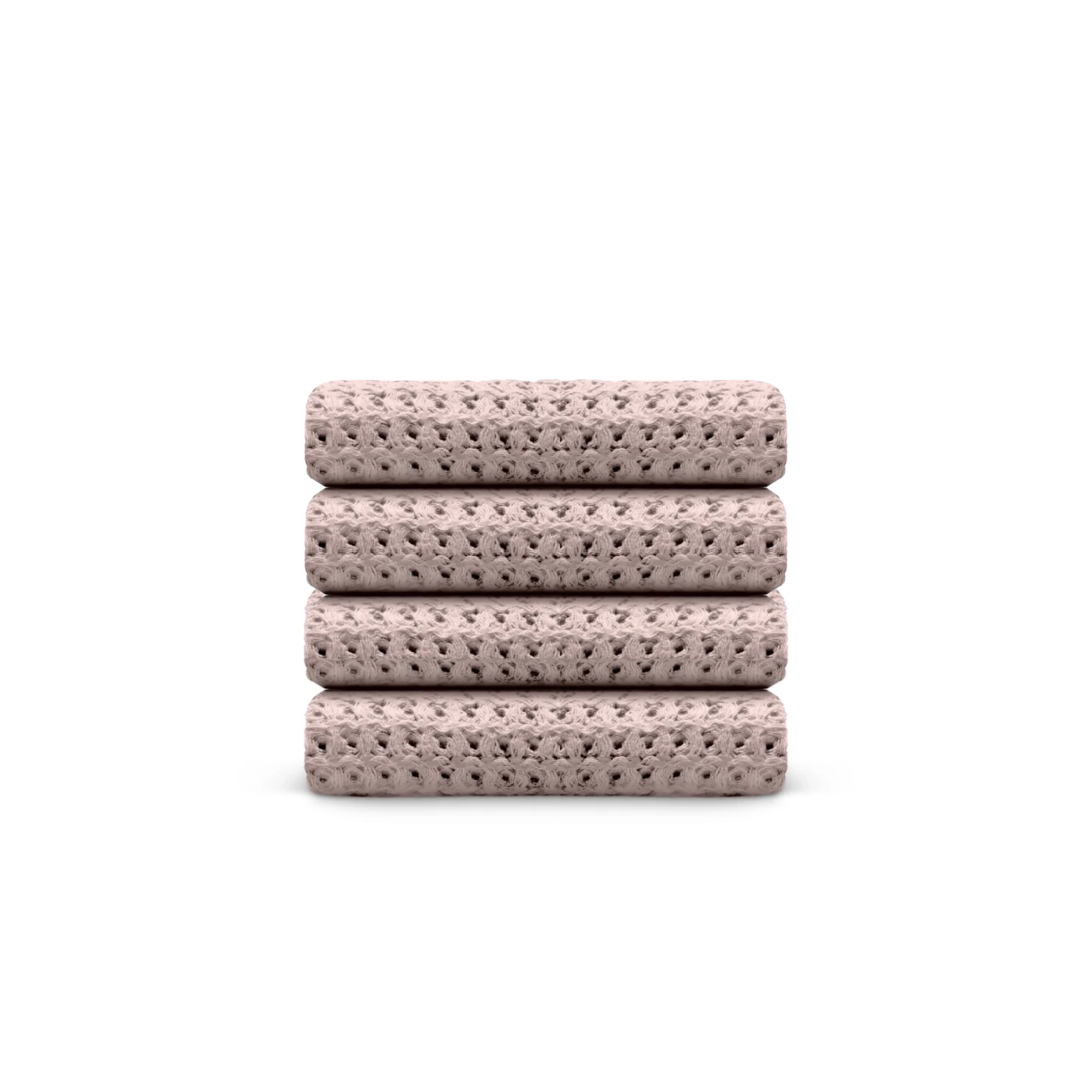 Egyptian Cotton Waffle Washcloth 4pcs