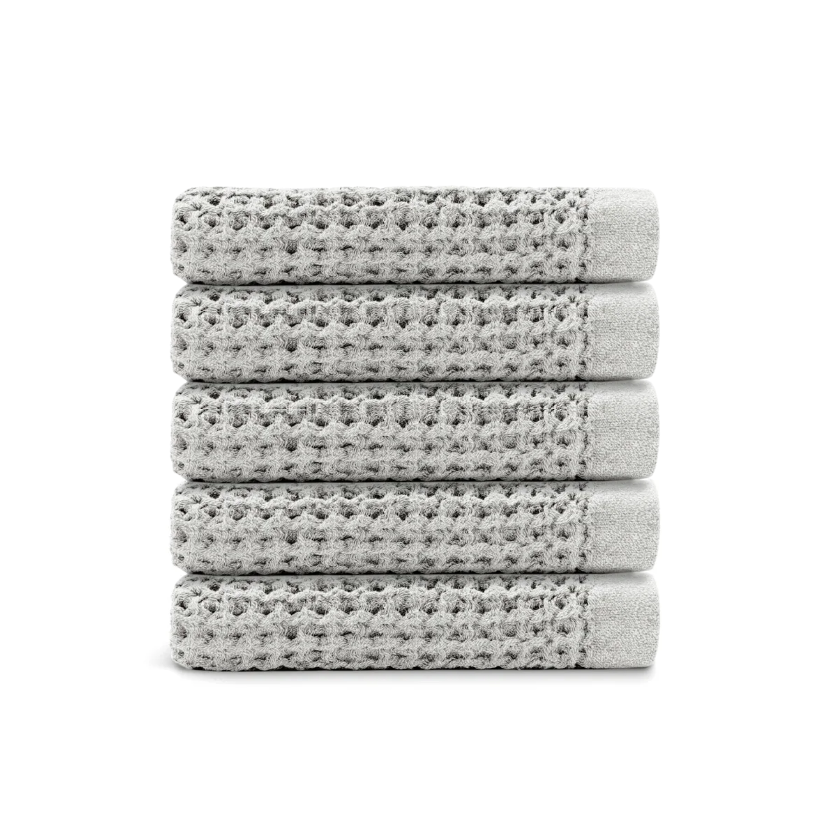Egyptian Cotton Waffle Hand Towels 5pcs