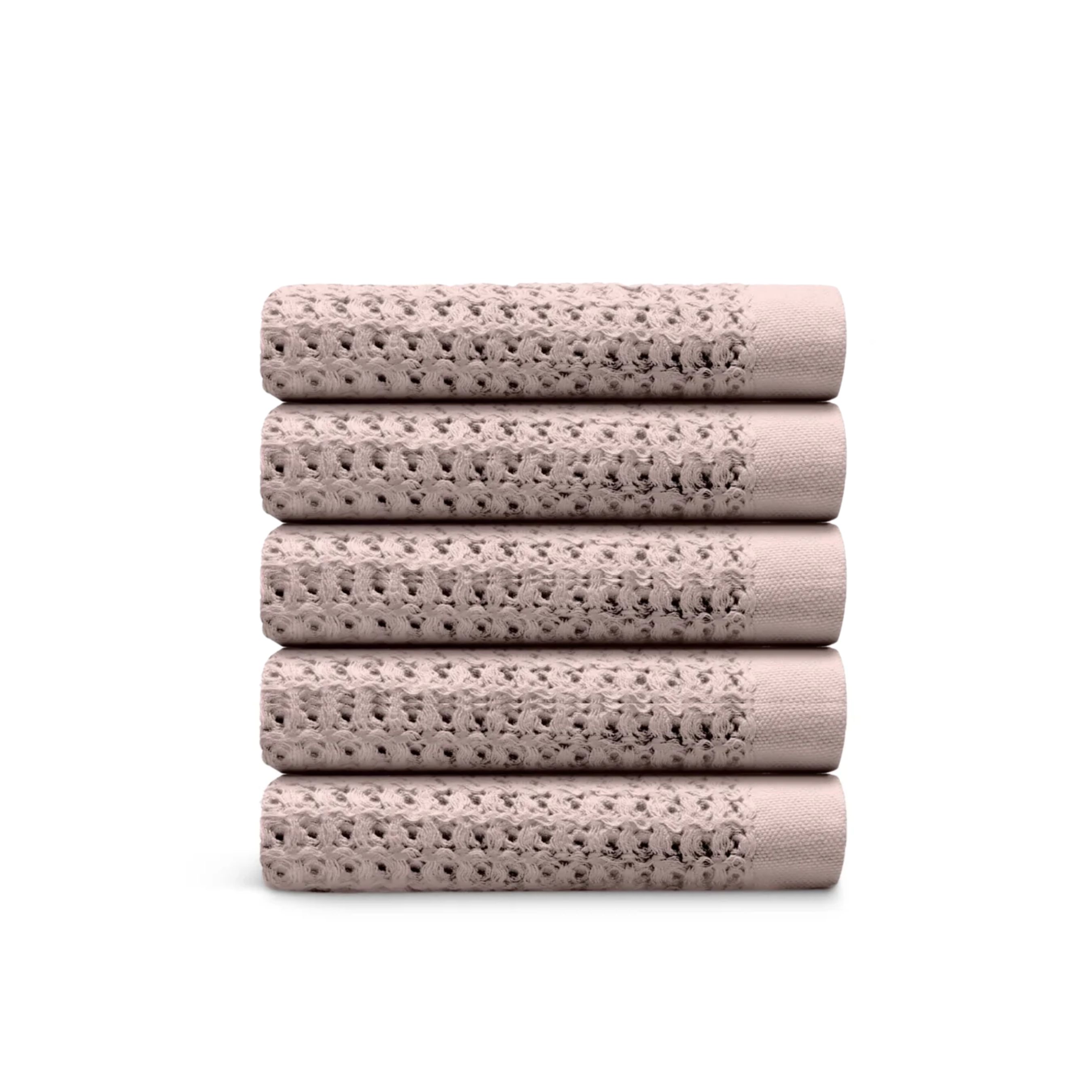 Egyptian Cotton Waffle Hand Towels 5pcs