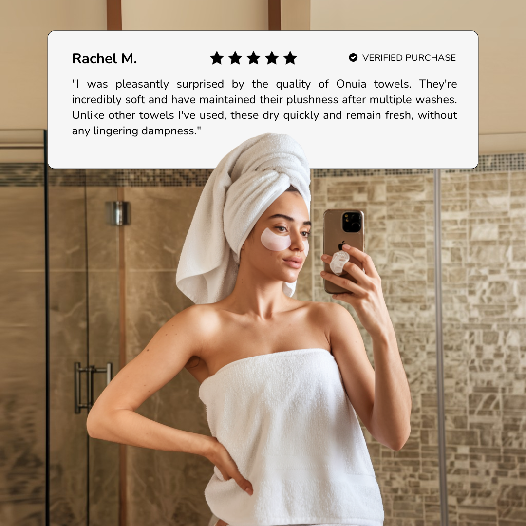 Heavyweight cotton hand towels | 4pcs (30x14in)