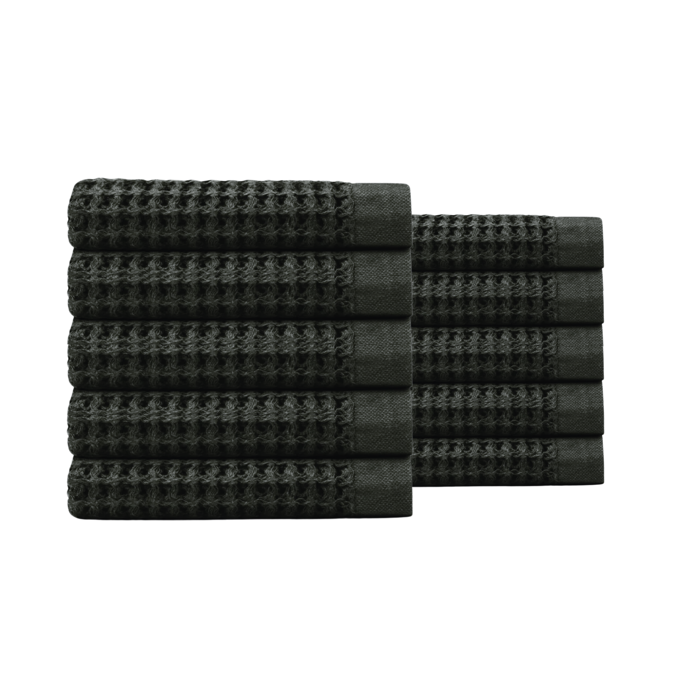 Egyptian Cotton Waffle Hand Towels 10pcs