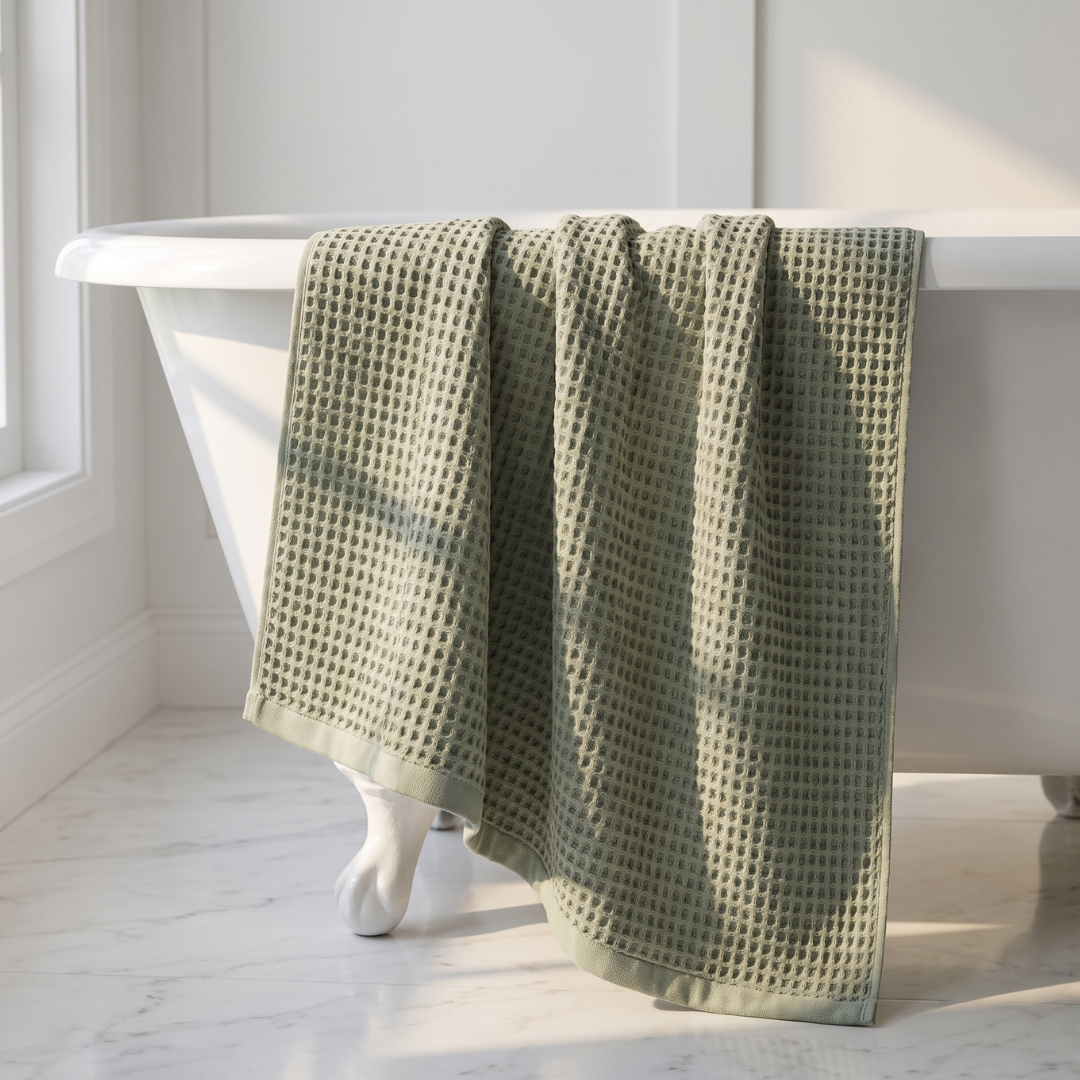 Cotton Waffle Bath Sheets