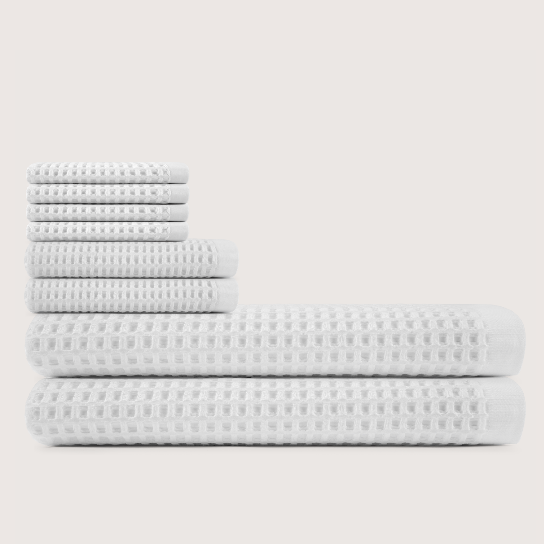Cotton Waffle Bath Bundle