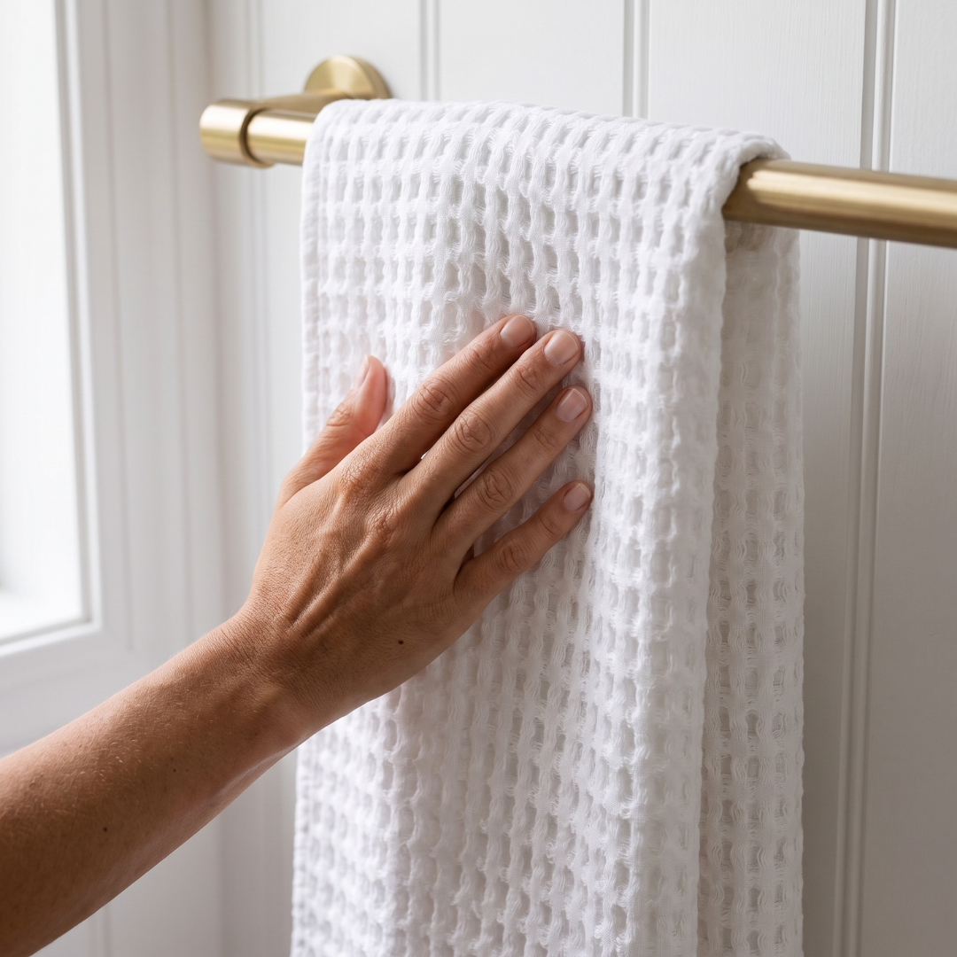 Cotton Waffle Hand Towels