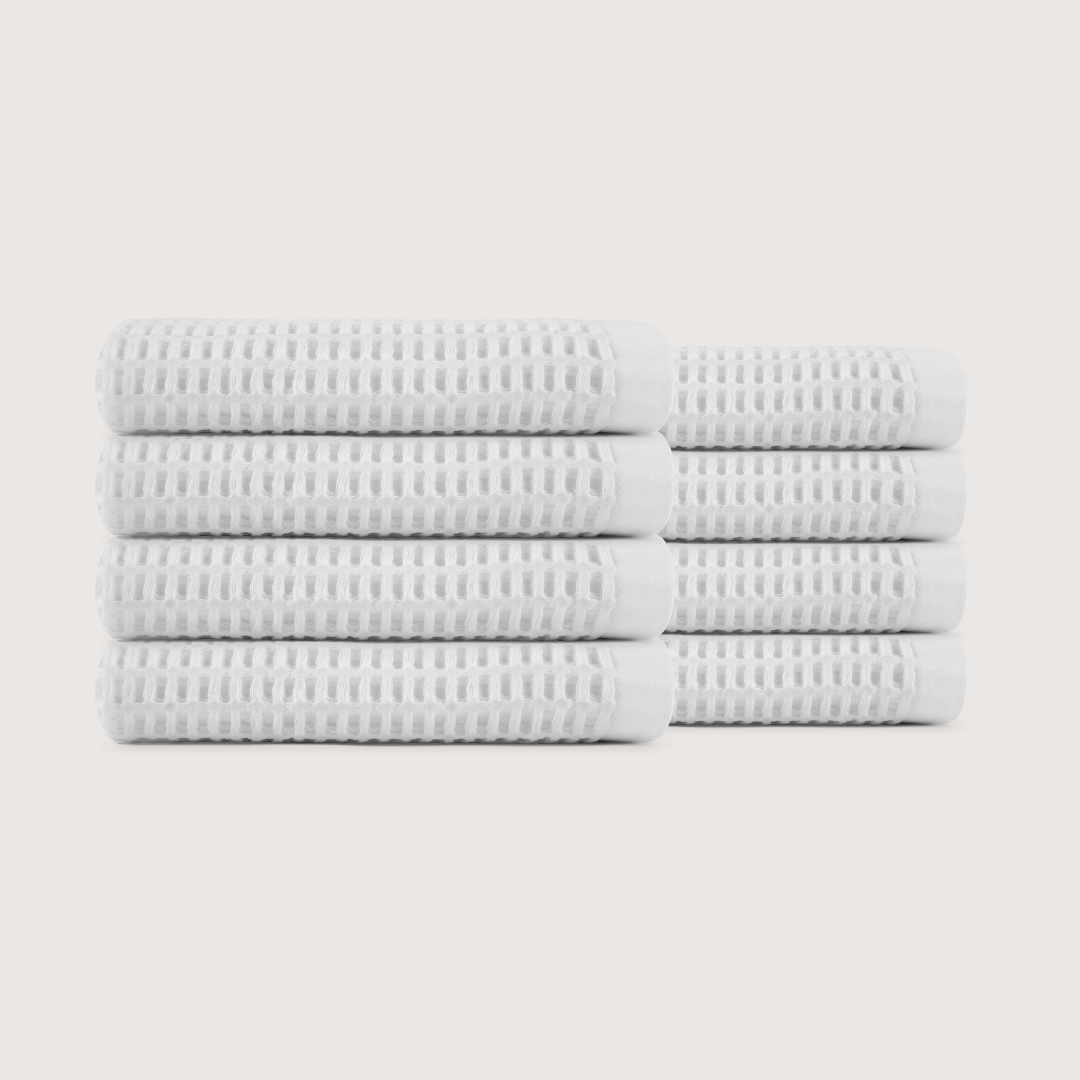 Cotton Waffle Hand Towels