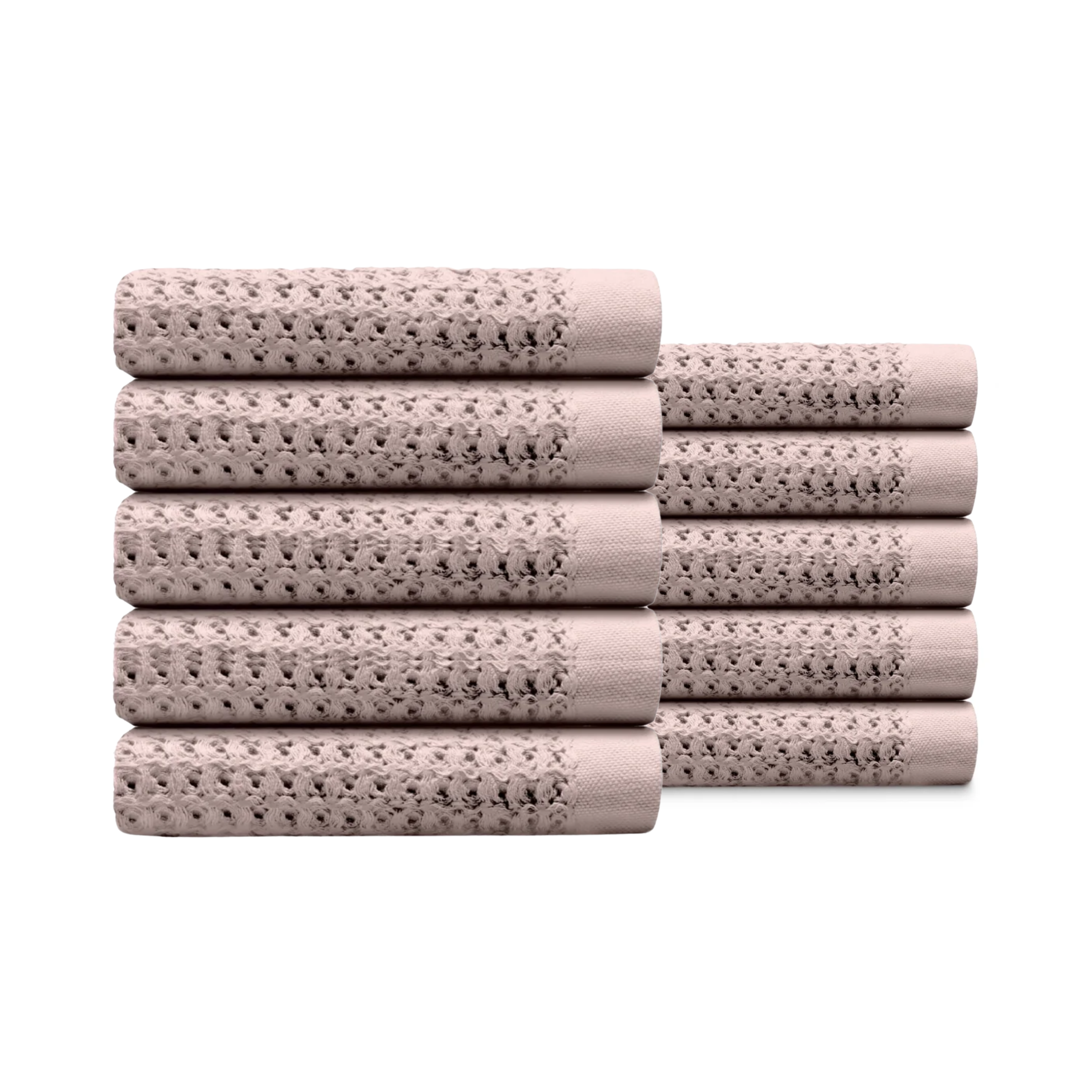 Egyptian Cotton Waffle Hand Towels 10pcs