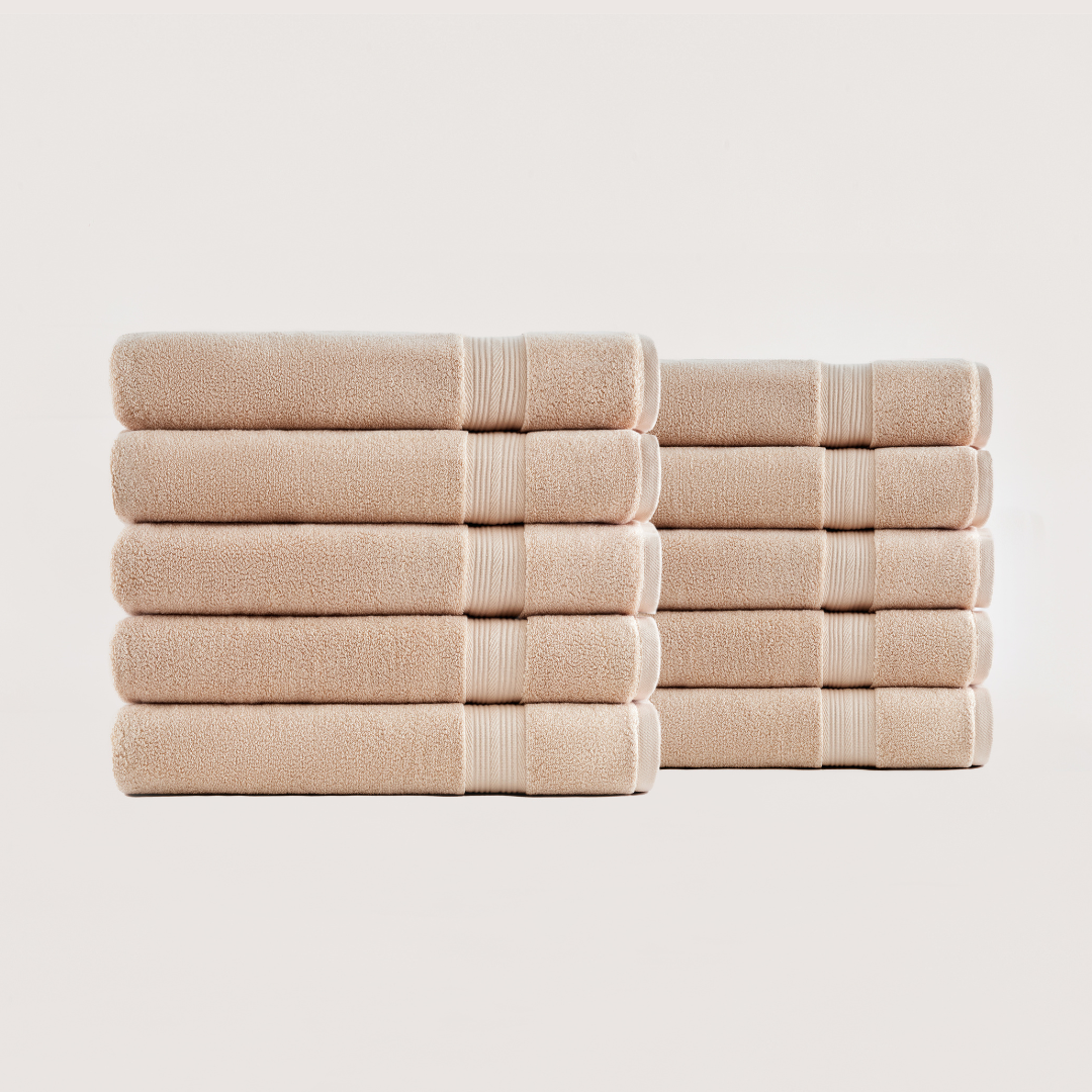 Ultrasoft Egyptian Cotton Bath Towels 10pcs (55x28in)