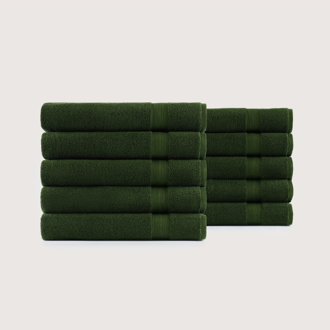 Ultrasoft Egyptian Cotton Bath Towels 10pcs (55x28in)