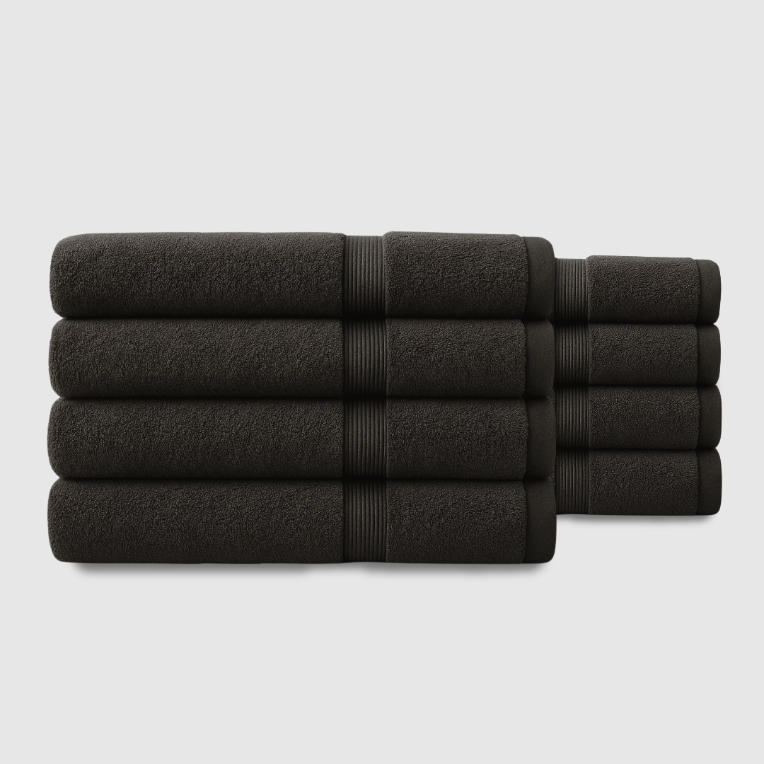 Heavyweight cotton bath towels | 8pcs (55x28in)