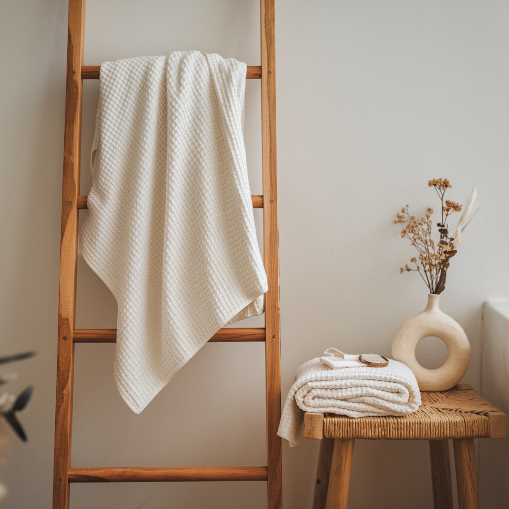 Egyptian Cotton Waffle Hand Towels 10pcs