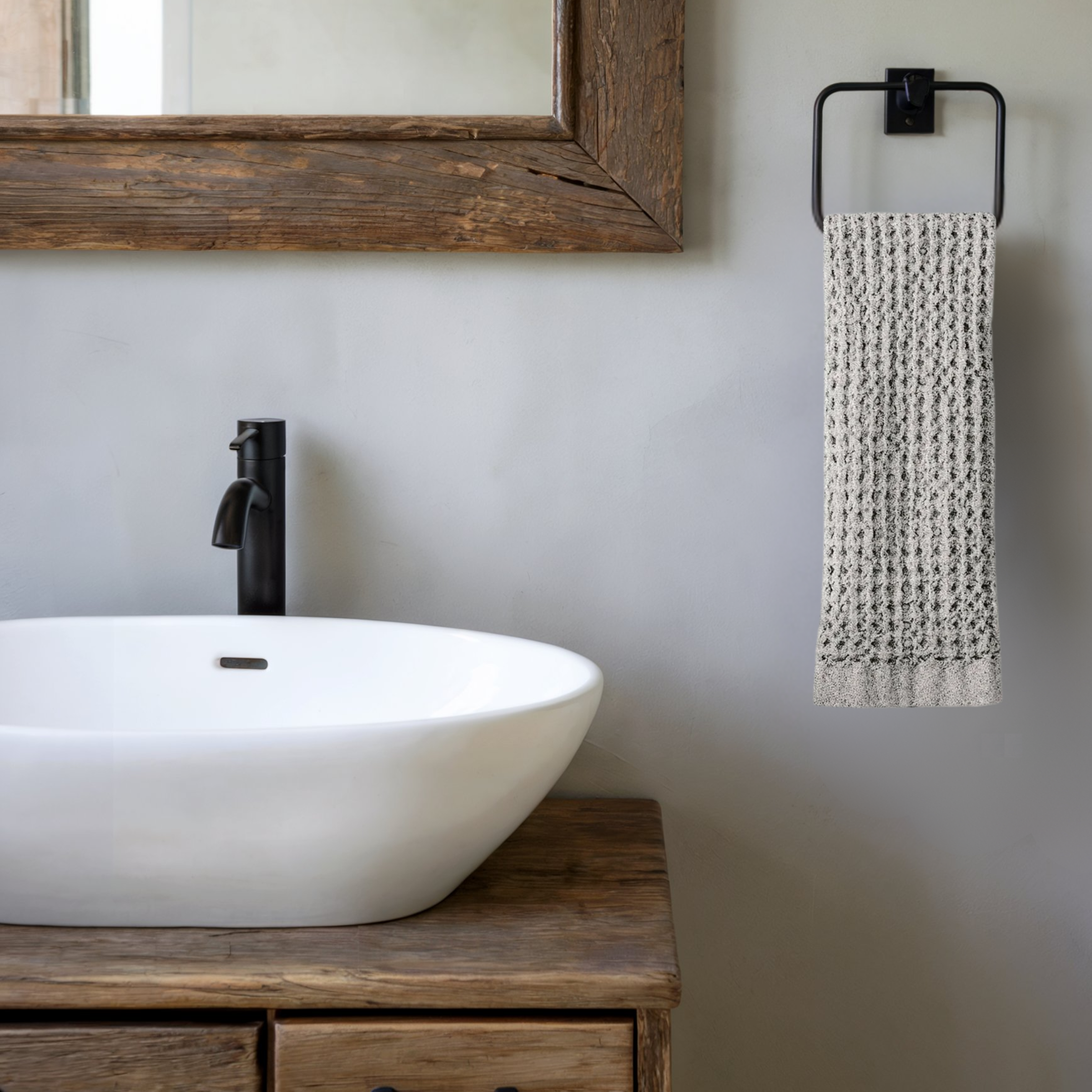 Egyptian Cotton Waffle Hand Towels 5pcs