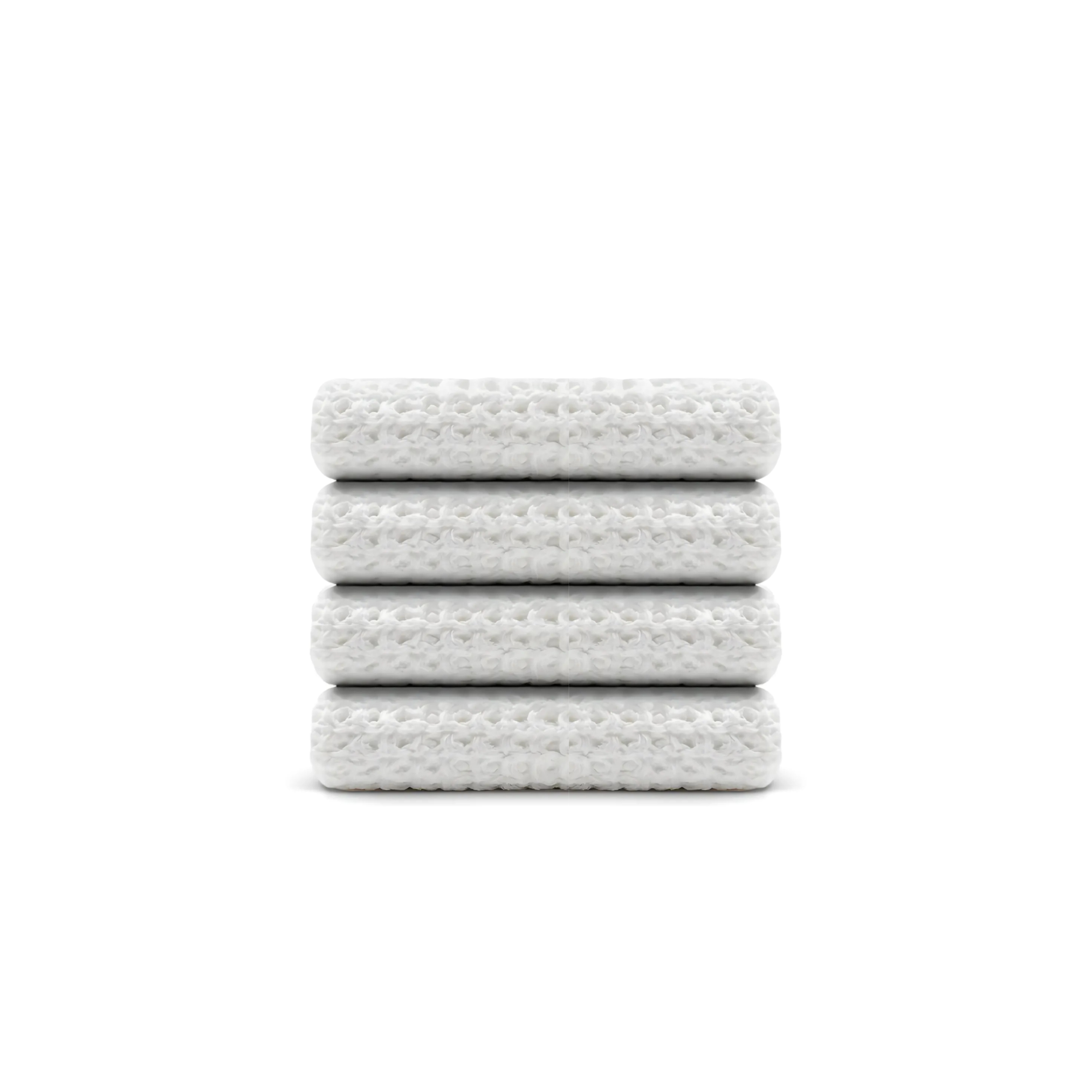 Egyptian Cotton Waffle Washcloth 4pcs
