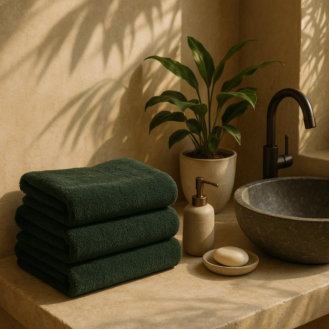 Heavyweight cotton hand towels | 4pcs (28x16in)
