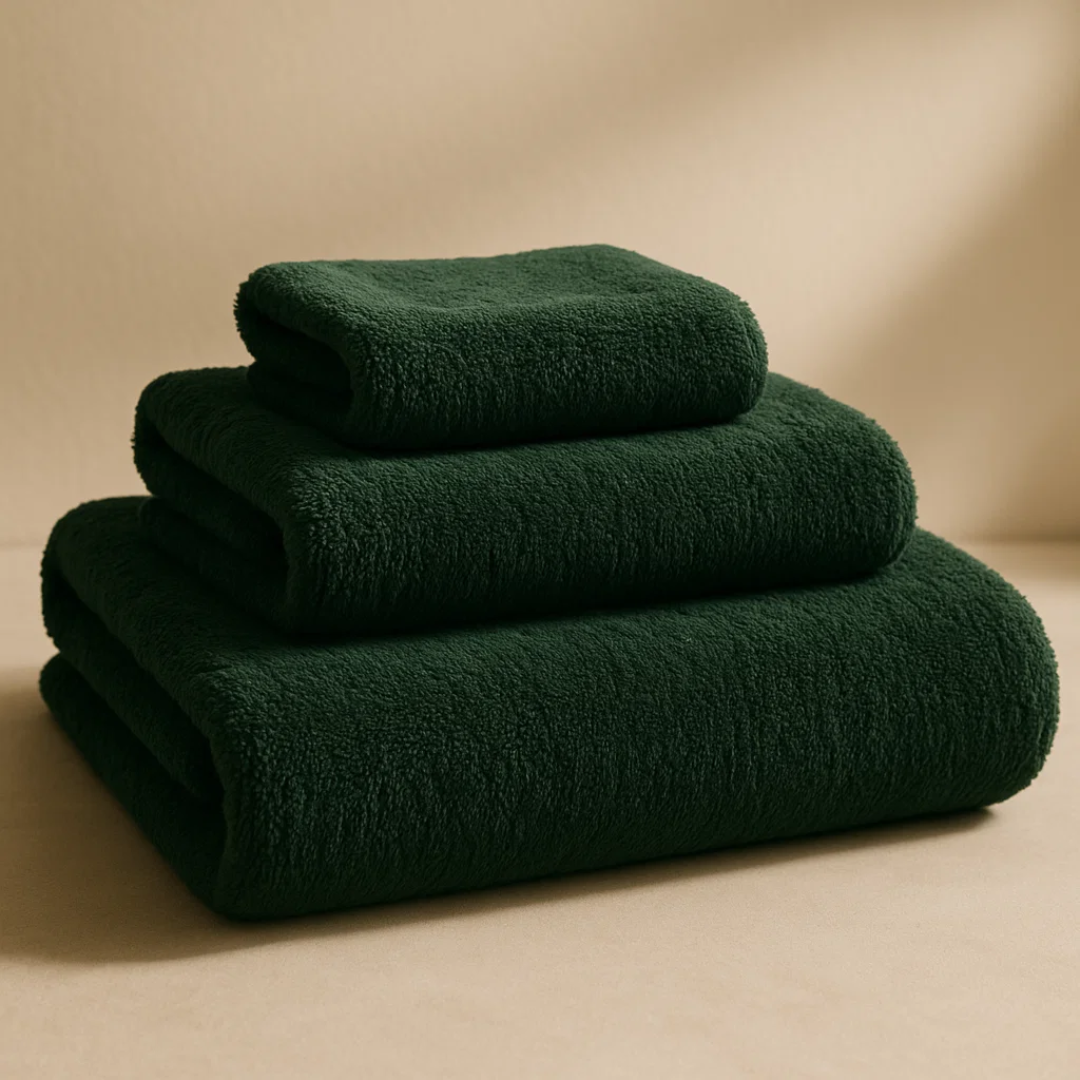 Heavyweight cotton bath towels | 2pcs (55x28in)