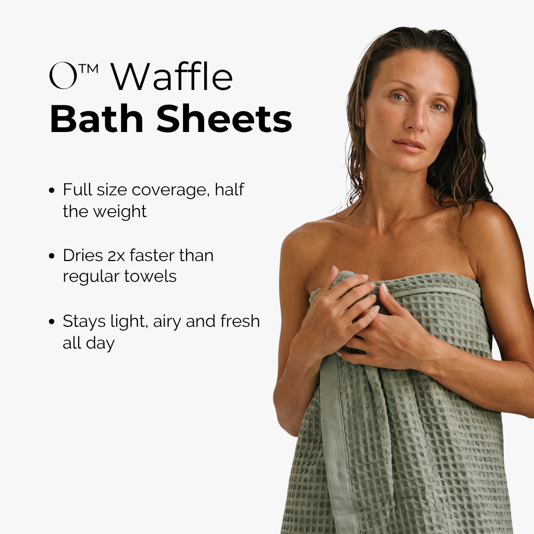 Cotton Waffle Bath Sheets
