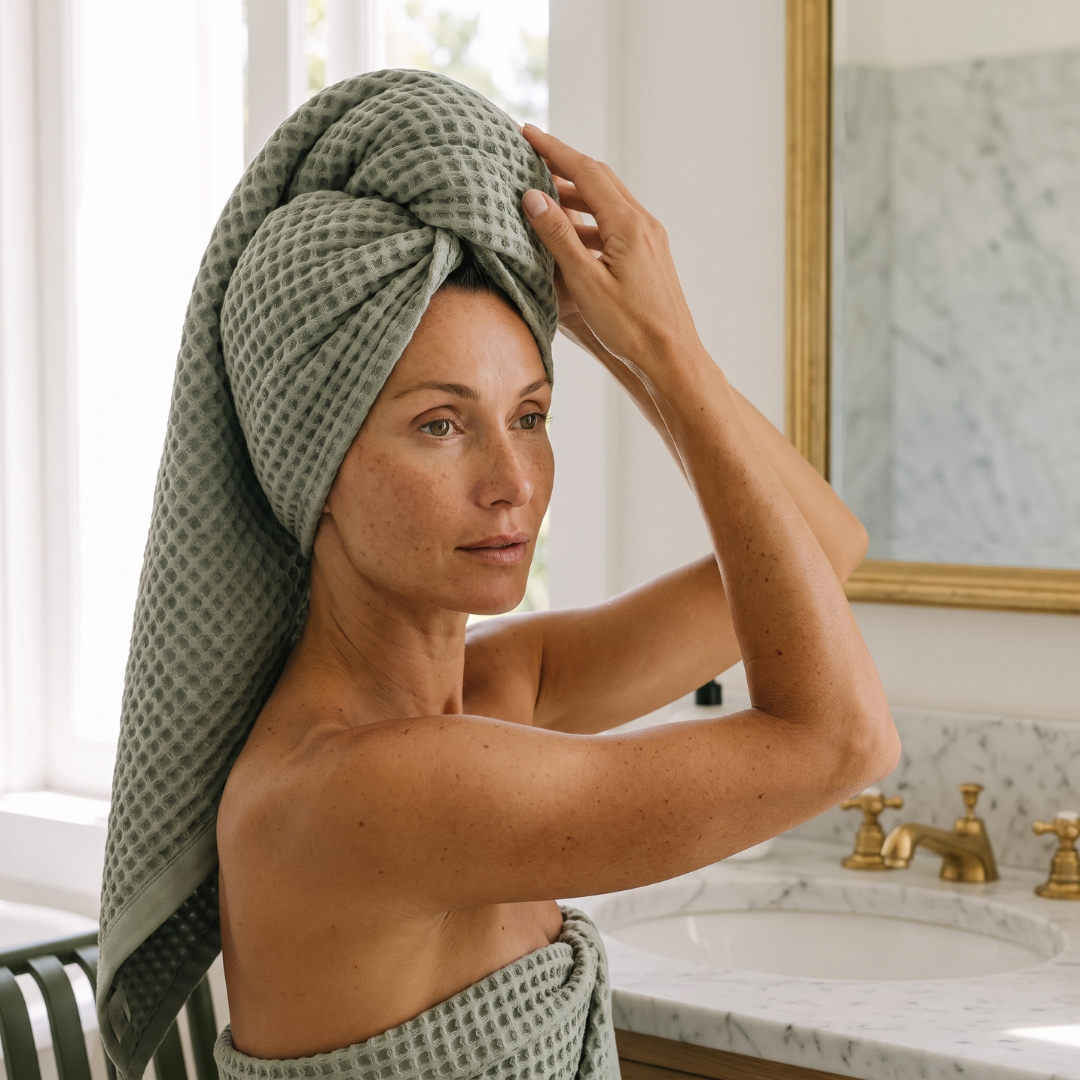 Cotton Waffle Bath Sheets