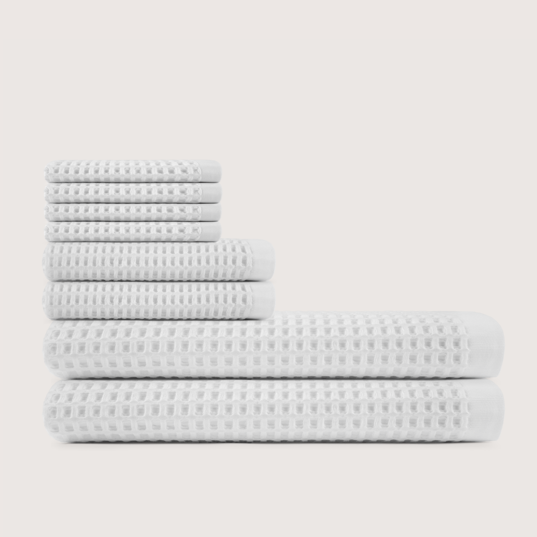 Cotton Waffle Bath Bundle
