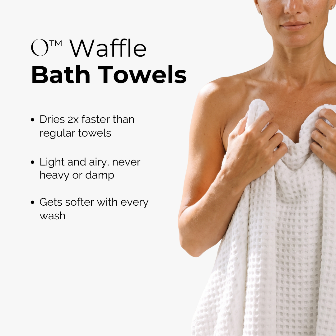 Cotton Waffle Bath Towels