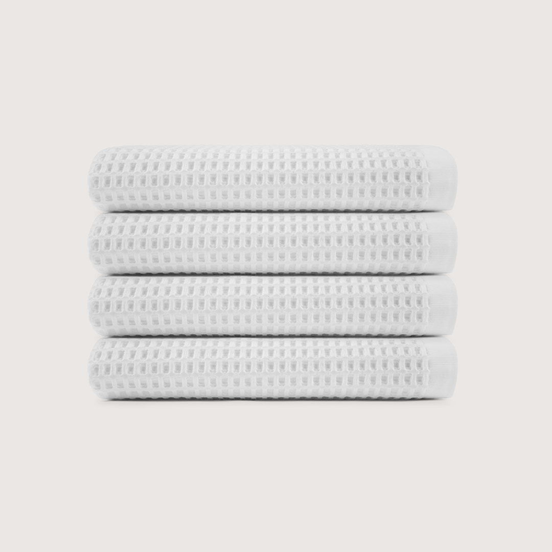 Cotton Waffle Bath Towels