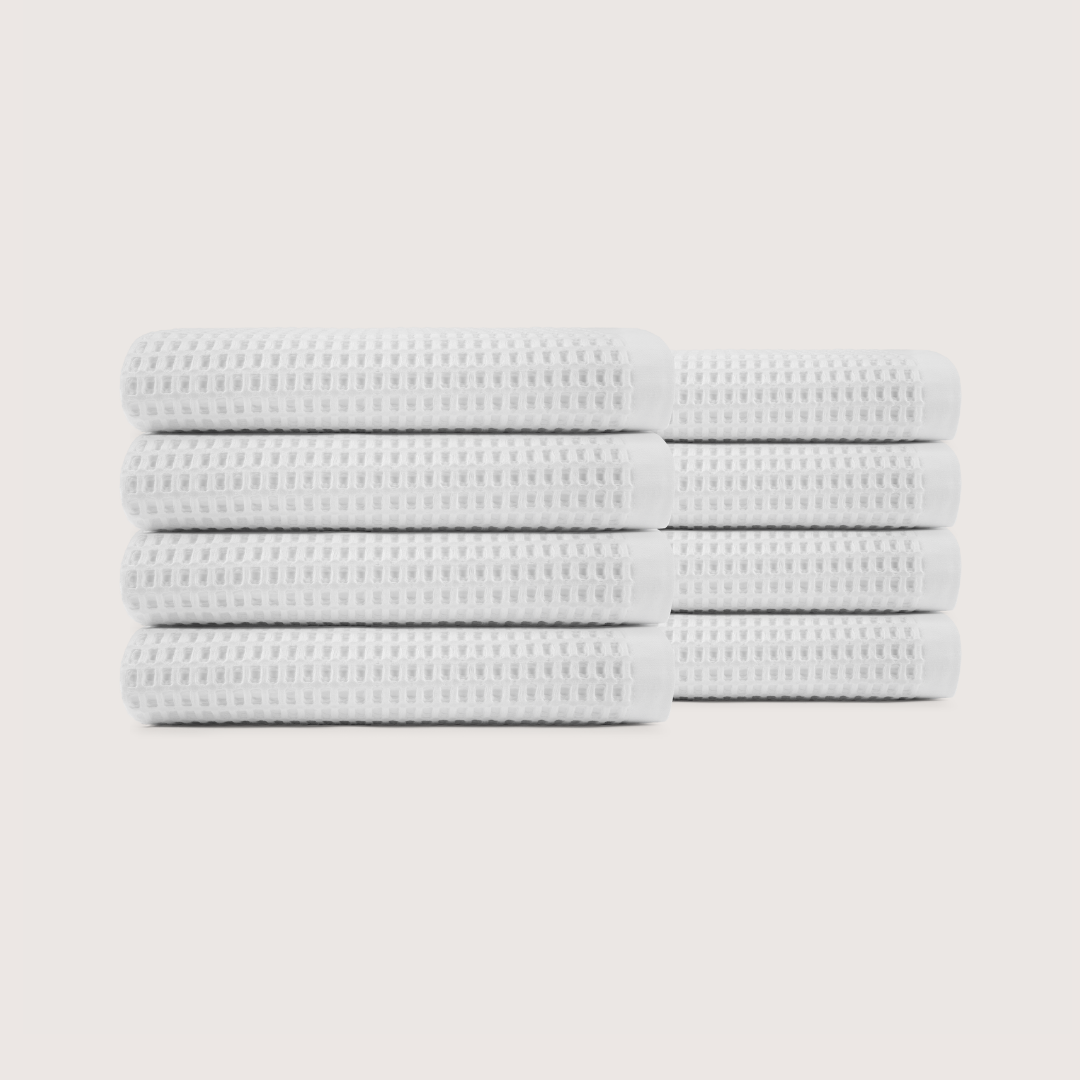 Cotton Waffle Bath Towels