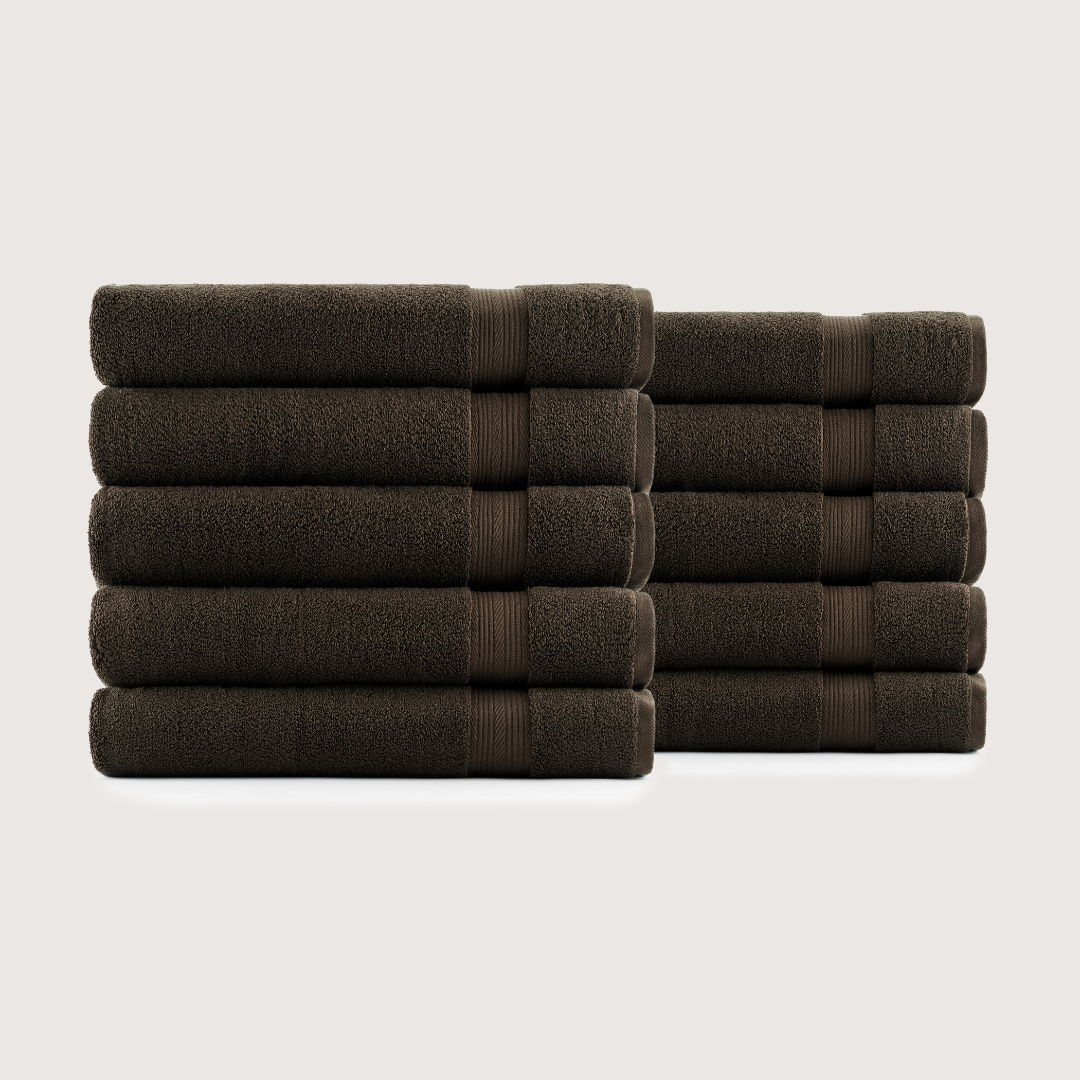 Ultrasoft Egyptian Cotton Bath Towels 10pcs (55x28in)