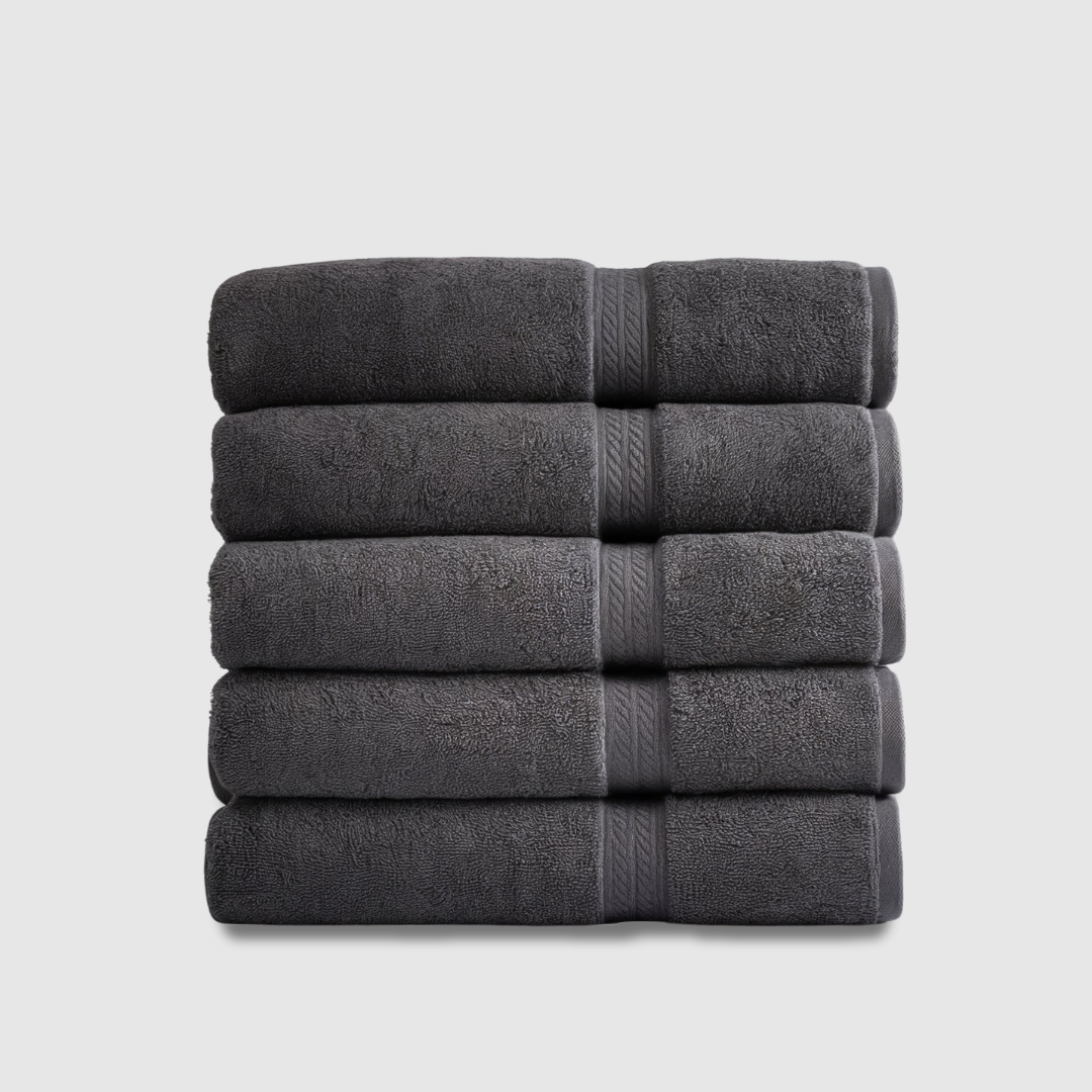 Midweight cotton hand towels | 5pcs (28x16in)
