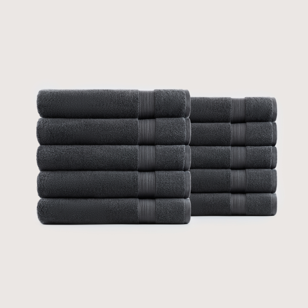 Ultrasoft Egyptian Cotton Bath Towels 10pcs (55x28in)
