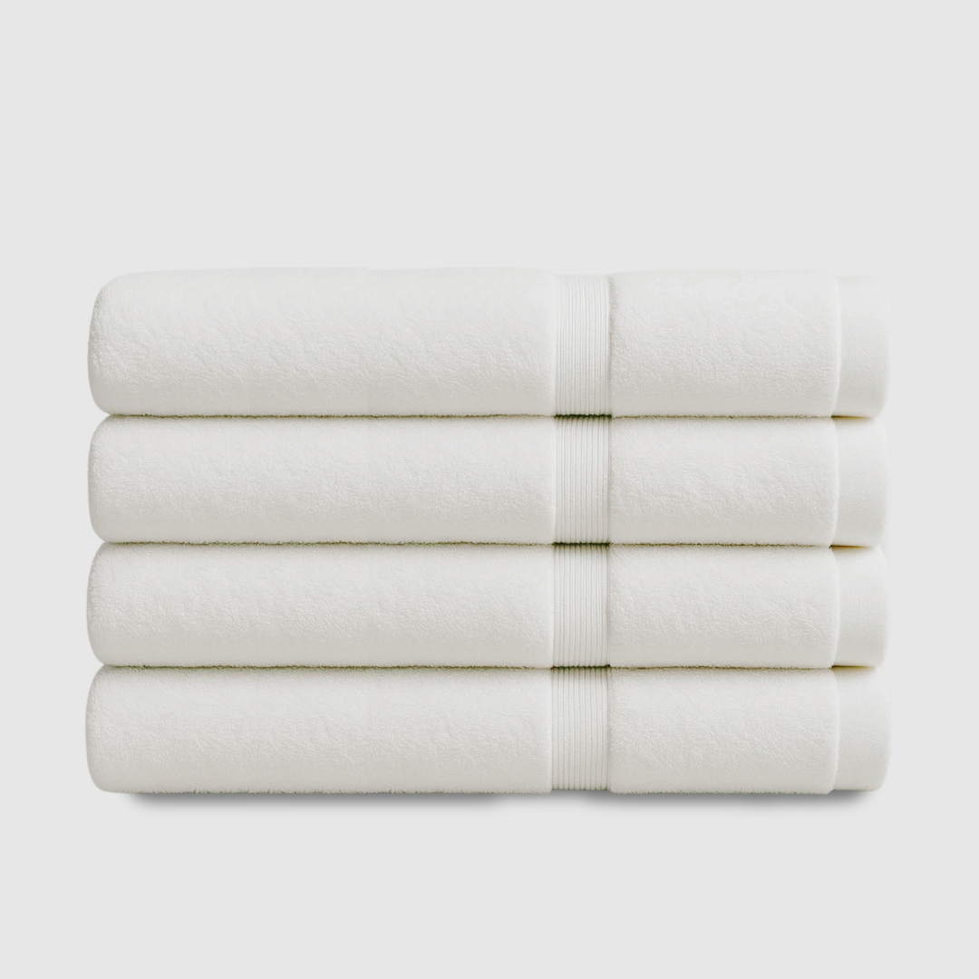 Heavyweight cotton bath towels | 4pcs (55x28in)