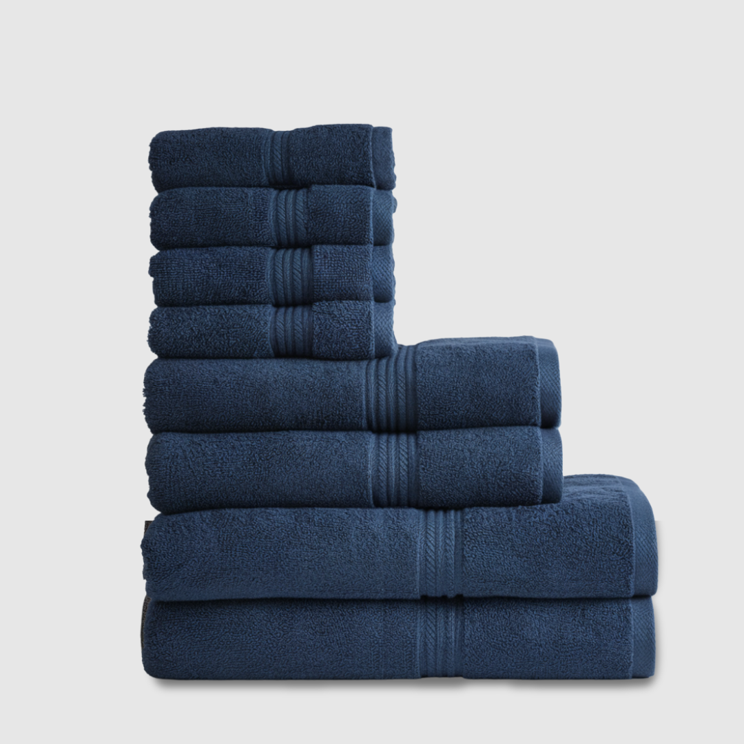 Midweight cotton bath bundle | 8pcs