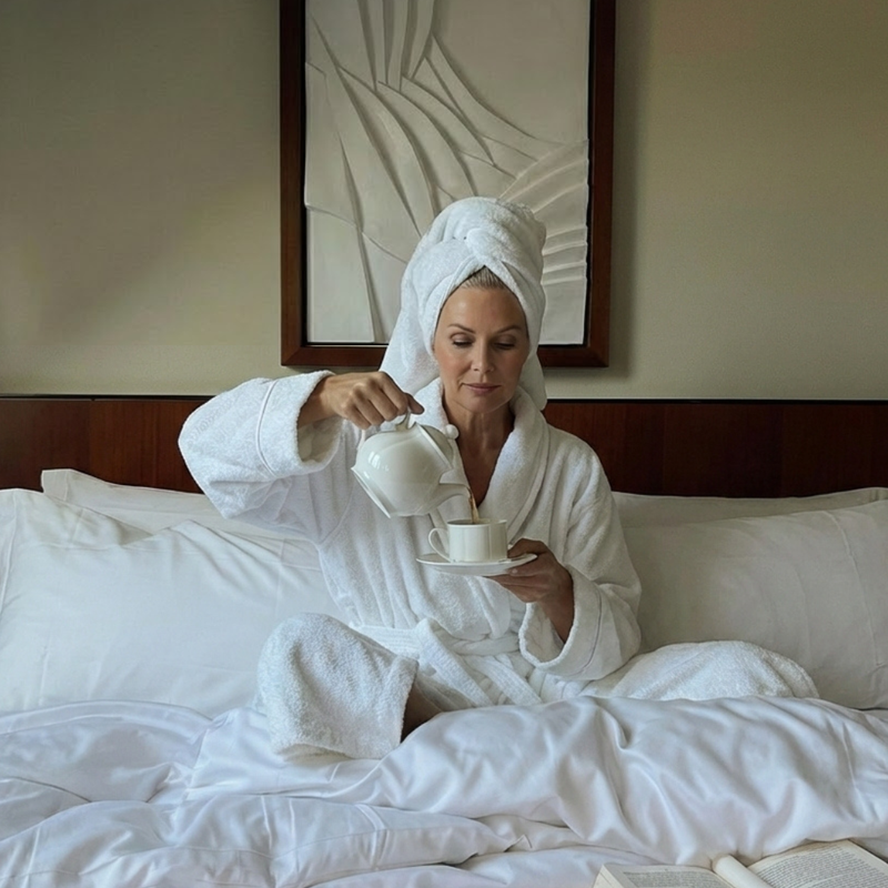 Luxury hotel experience at home